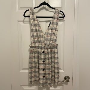 Tweed Pinafore Dress